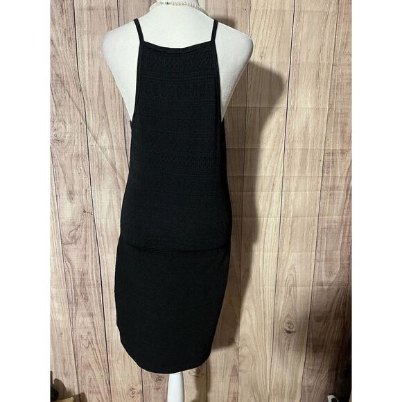 WOMENS BLACK PENCIL GARAGE DRESS - Picture 5 of 10